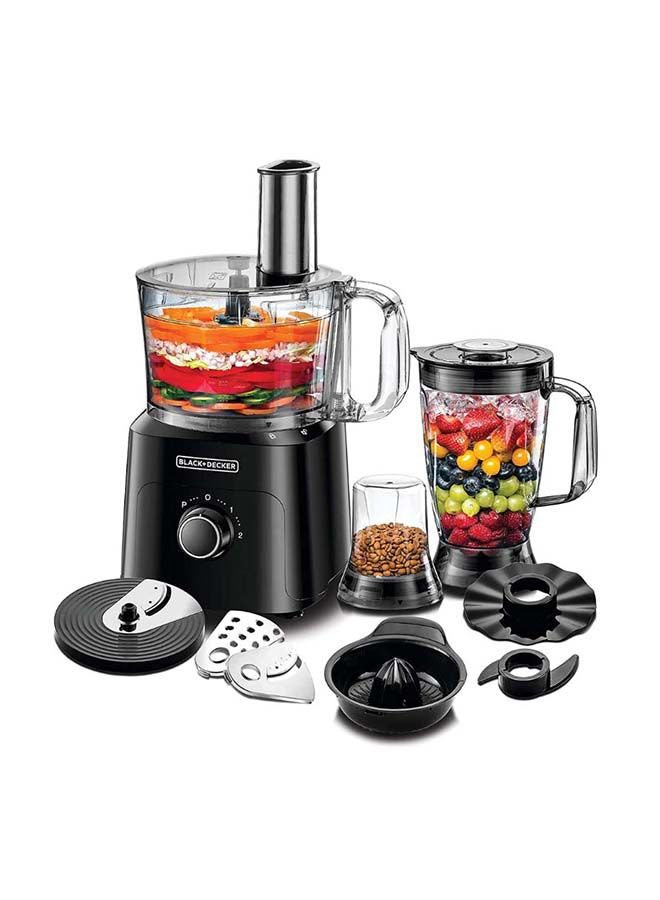 5-in-1 Food Processor, 2L Processing Bowl, 1.8L…
