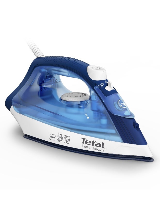 Compare TEFAL Easy Steam, Steam Iron, Nonstick, Antiscale, 220 ml, 1200 Watts, Blue, FV1941M0 220 ml 1200 W FV1941M0 Blue  White  Black at KSA Price