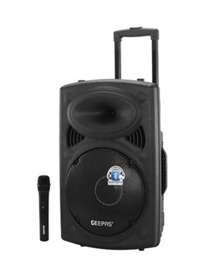 Compare Rechargeable Portable Trolley Speaker System With USBBluetoothSD Card SlotsFM Radio GMS8519 Black at KSA Price