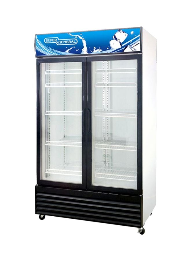 Compare Freestanding Double Door Chiller 800L 800 L SG SC818IF Black at KSA Price