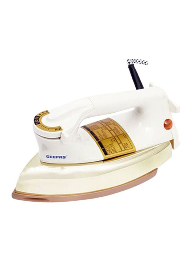 Compare Heavy Weight Dry Iron  Automatic Dry Iron,Teflon Plated Sole Plate | Auto Shut Off,  Overheat Protection | 2 Years Warranty 1000.0 W GDI2750 WhiteGold at KSA Price