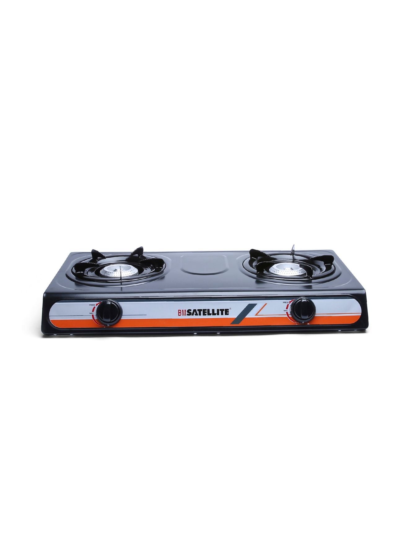 Compare 2Burner Teflon Gas Stove NS201 Black at KSA Price