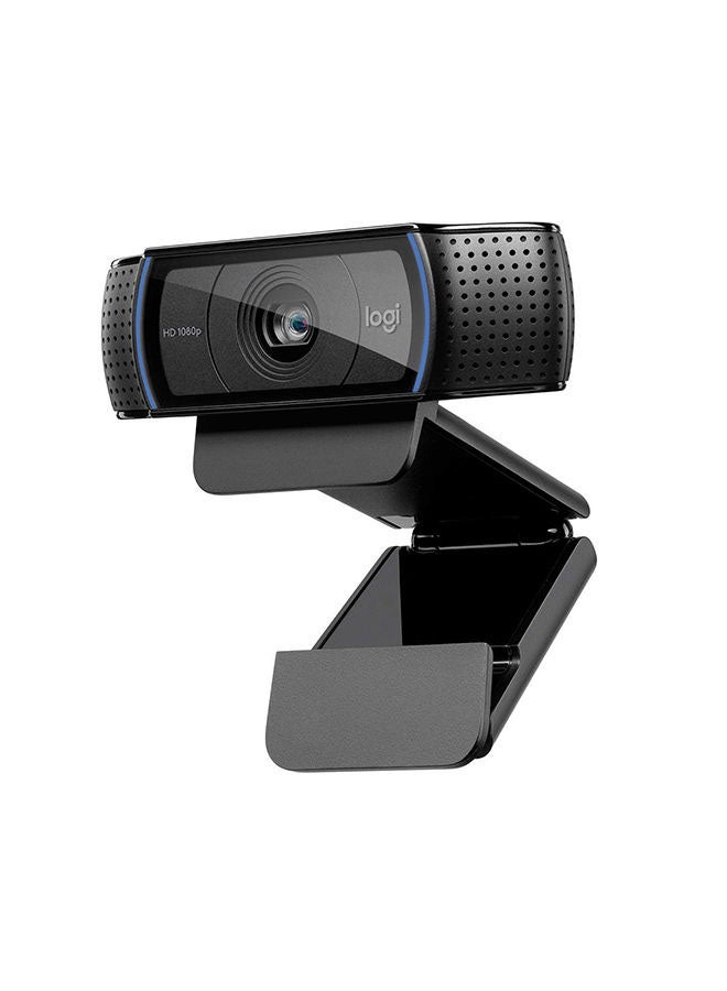 Compare C920 Pro Stream Webcam, HD 1080p30fps Hyperfast Streaming, Stereo Audio, light correction, Autofocus, For YouTube, Twitch, XSplit, PCMacLaptopMacbookTablet Black at KSA Price