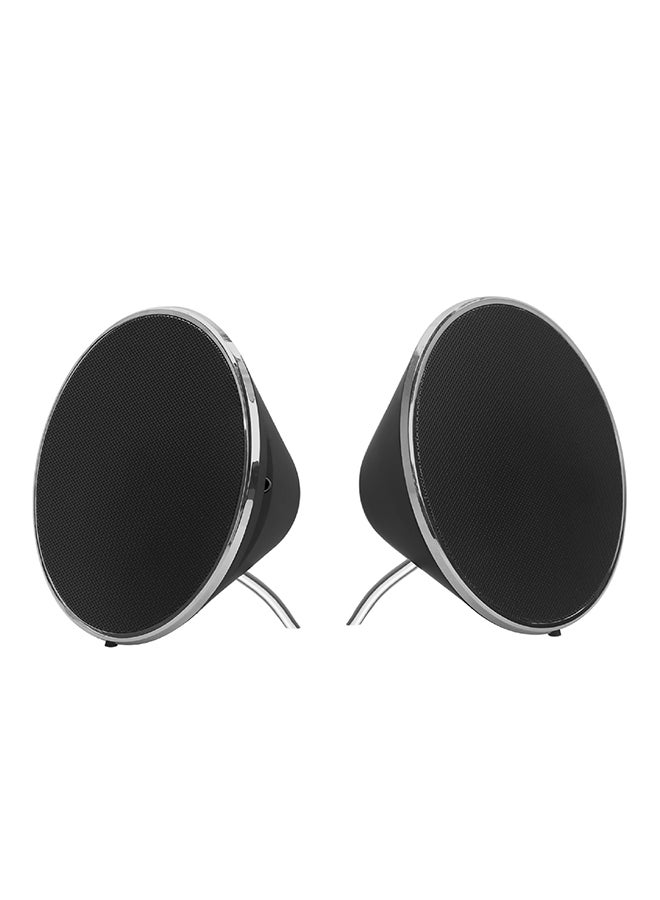 Compare Portable Bluetooth wireless Dual Speaker for Smartphones, tablet, PC with HD Sound Quality, Conex  Black at KSA Price