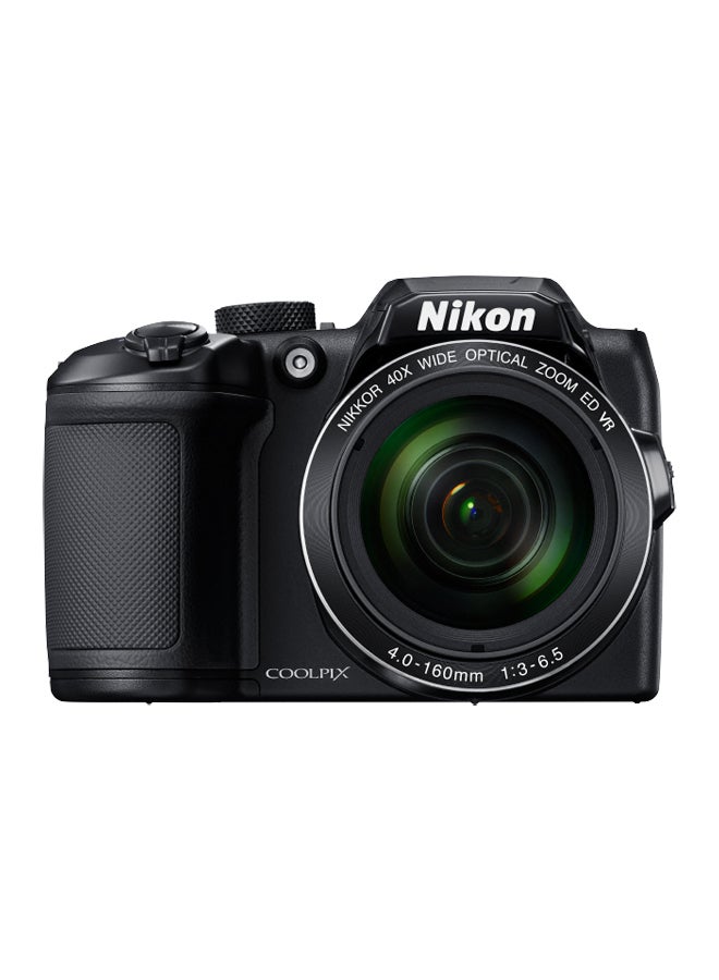 Compare Coolpix B500 Point And Shoot Camera 40X Wide Optical ZoomNikkor Ed Glass Lens 16Mp With Tilt Lcd Screen, BuiltIn WiFi, Nfc tooth at KSA Price