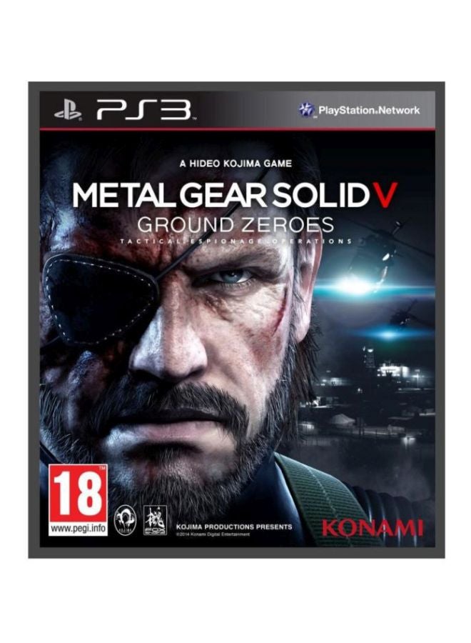 Compare Metal Gear Solid V Ground Zeroes Intl Version  Adventure  PlayStation 3 PS3 at KSA Price