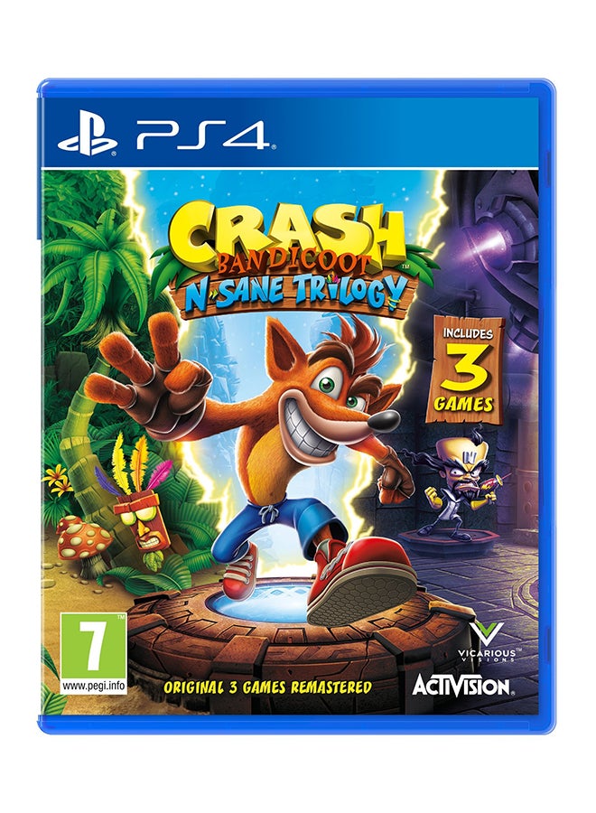 Compare Crash Bandicoot N. Sane TrilogyIntl Version  Adventure  PlayStation 4 PS4 at KSA Price