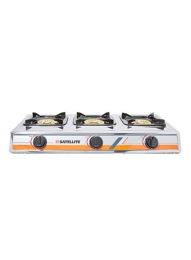 Compare 3Burner Steel Oven NS303 Silver at KSA Price