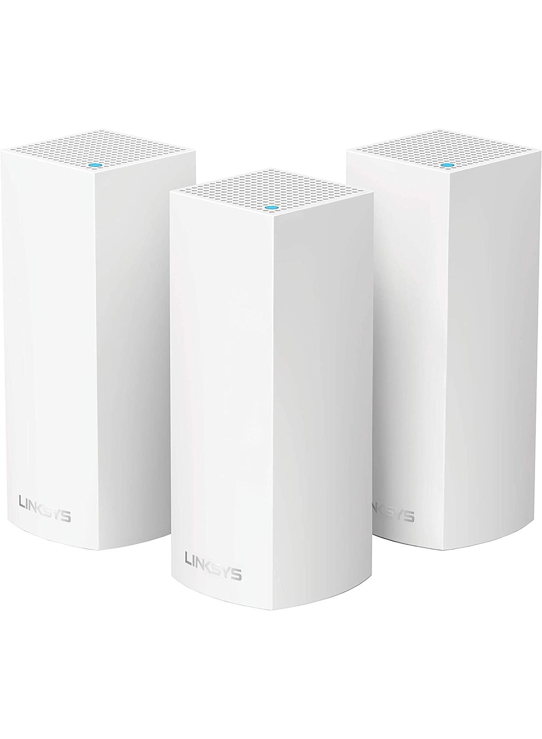 Compare WHW0303 Velop WiFi 5 TriBand Whole Home Mesh WiFi System (AC6600 WiFi RouterWiFi Extender for Seamless Coverage, Parental Controls, 3Pack, Covers Up to 6,000 sq ft) White at KSA Price