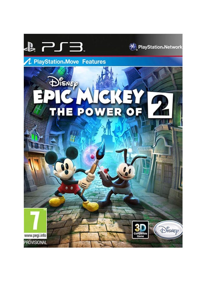 Compare Epic Mickey 2 The Power Of Two Intl Version  Adventure  PlayStation 3 PS3 at KSA Price