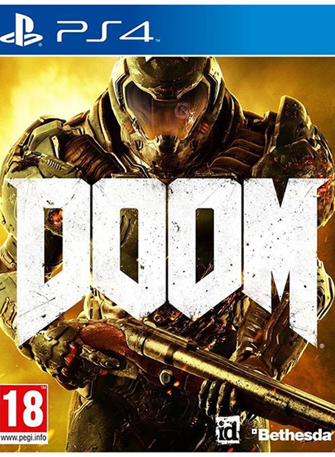 Compare Doom Intl Version  action_shooter  playstation_4_ps4 at KSA Price