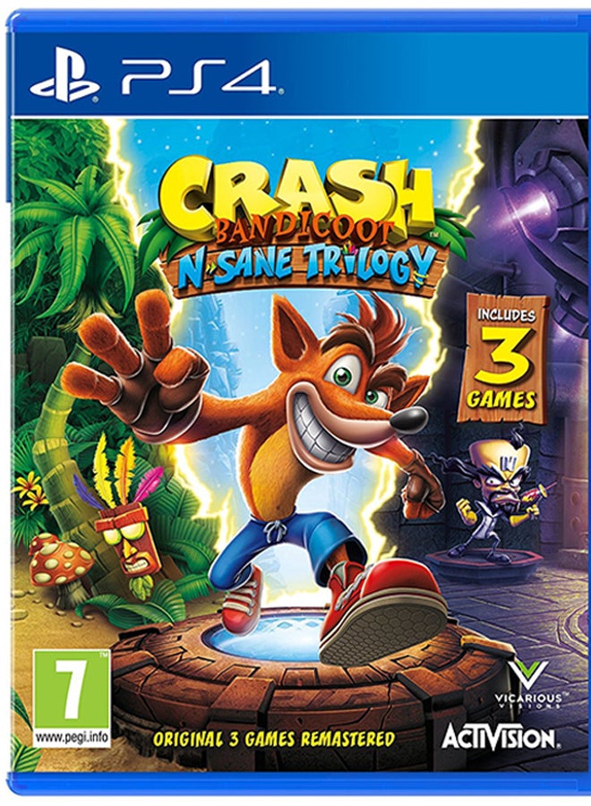 Compare Crash Bandicoot : N Sane Trilogy Intl Version  Adventure  PlayStation 4 PS4 at KSA Price