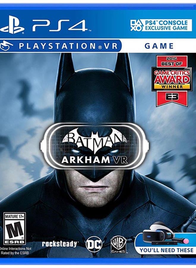 Compare Batman : Arkham VR Intl Version  action_shooter  playstation_4_ps4 at KSA Price