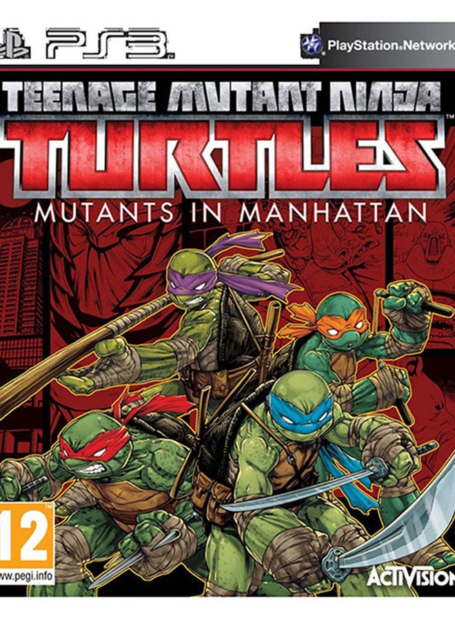 Compare Teenage Mutant Ninja Turtles Mutants In Manhattan  Intl Version  Action & Shooter  PlayStation 3 PS3 at KSA Price