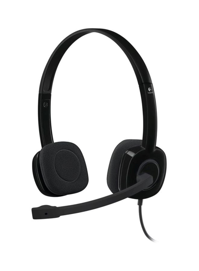 H151 Wired Stereo Headset with 3.5mm Jack, Noise-Cancelling…