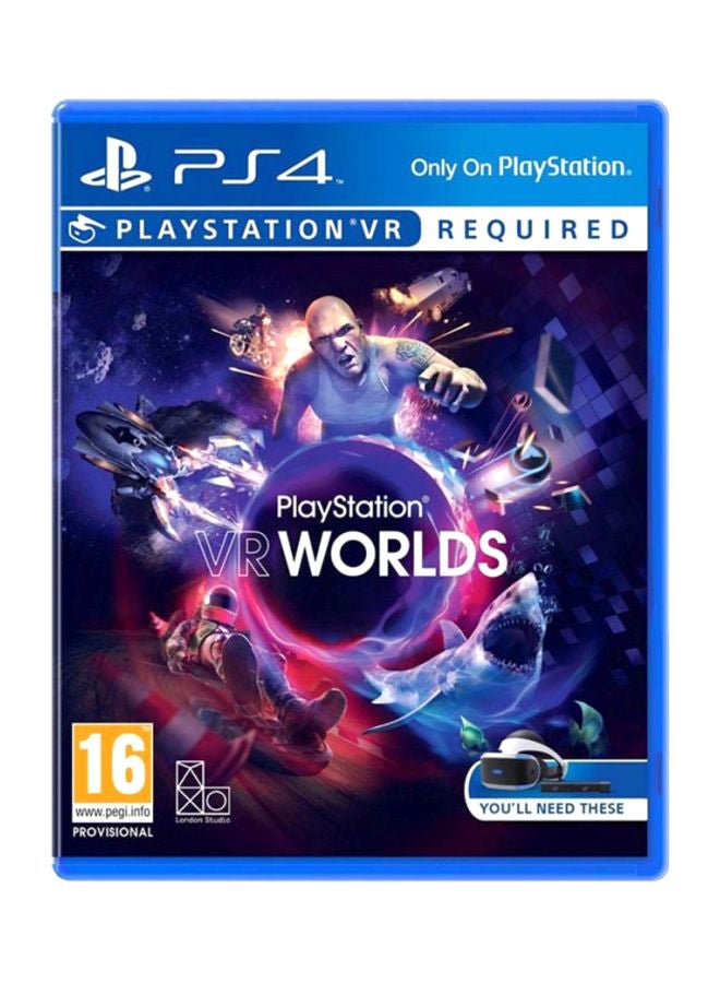 Compare VR Worlds Intl Version  Action & Shooter  PlayStation 4 PS4 at KSA Price