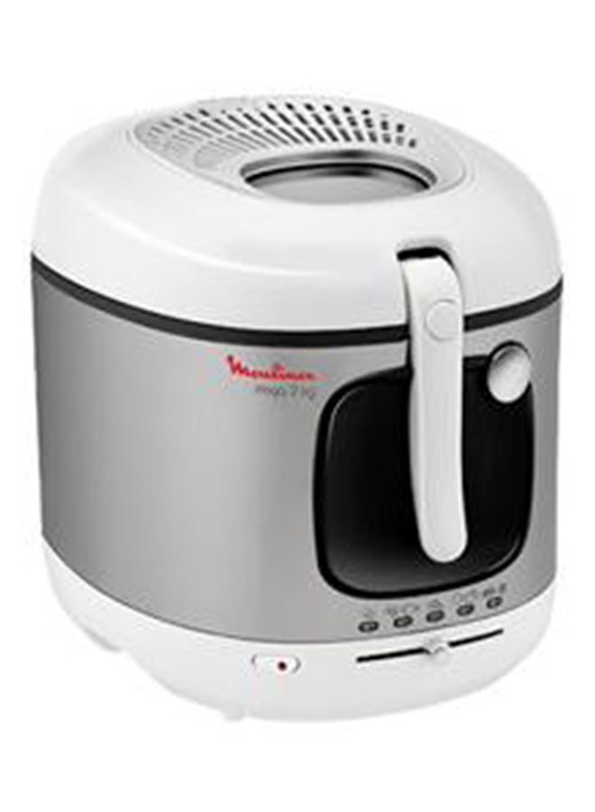 Compare Electric Deep Fryer 2100W 2100.0 W AM480027 WhiteSilver at KSA Price