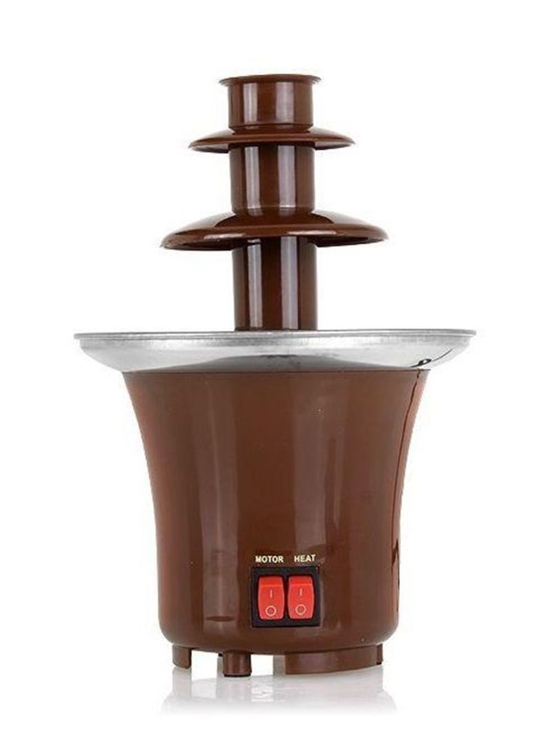 Compare 3 Tier Mini Chocolate Fondue Fountain ZFY6 Brown at KSA Price