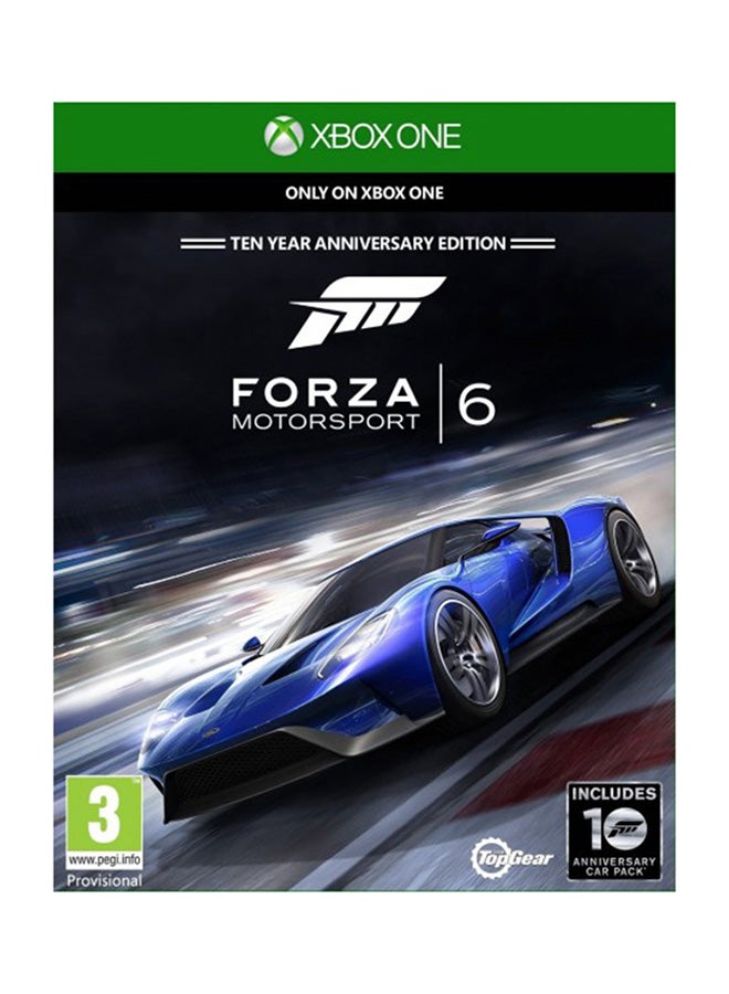 Compare Forza Motorsport 6 Ten Year Anniversary Edition Intl Version  Racing  Xbox One at KSA Price