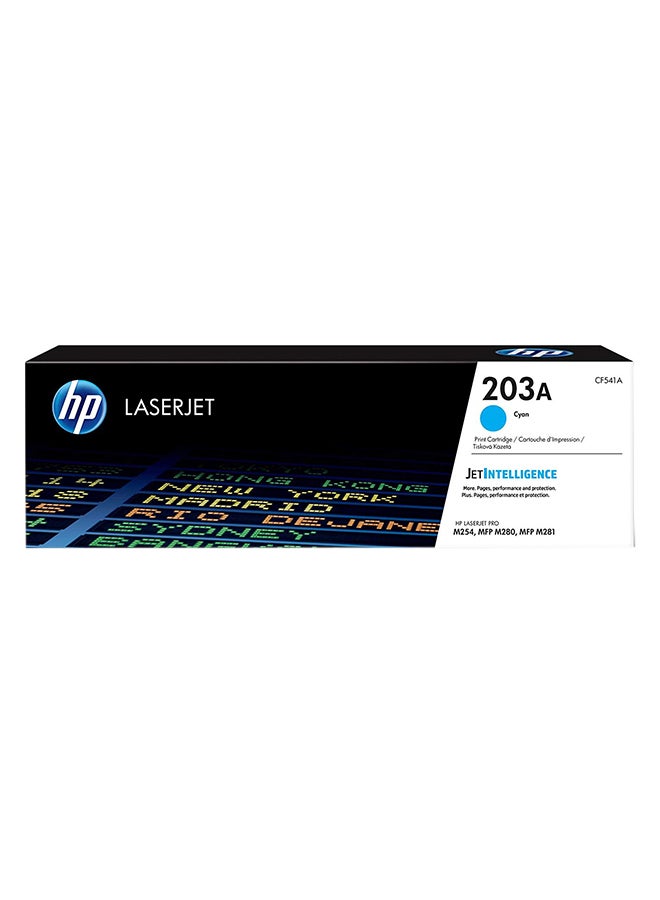 Compare 203A Original Laserjet Toner Cartridge CF541A Cyan Cyan at KSA Price