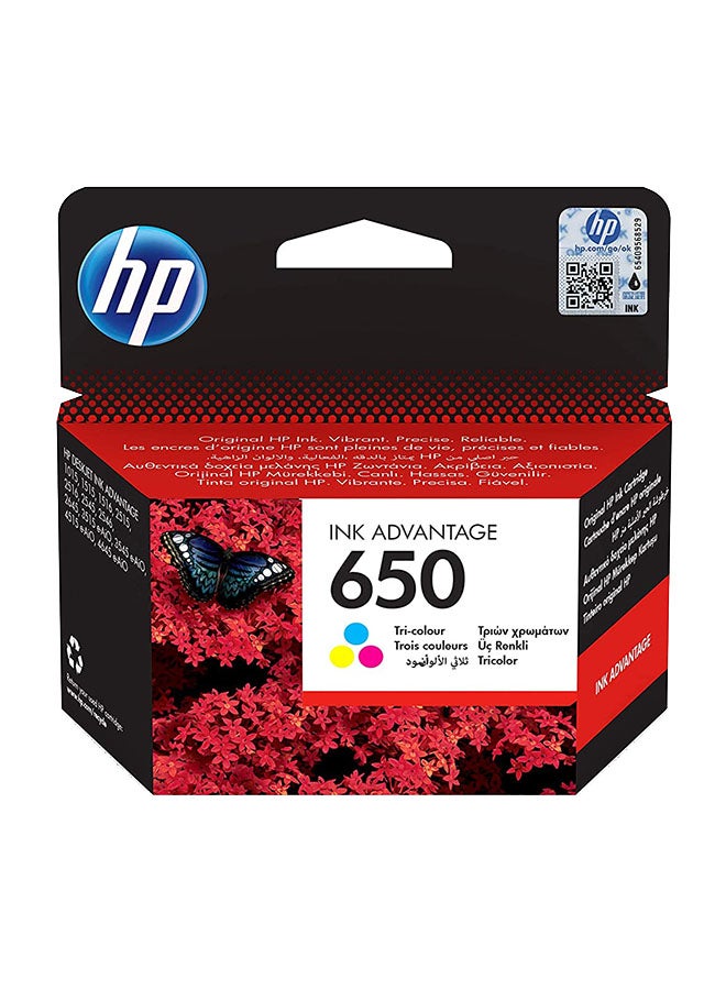 Compare 650 Original Ink Advantage Cartridge Multicolour at KSA Price