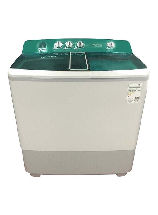Compare 18 kg TwinTub SemiAutomatic Washing Machine, Light GreyGreen, Efficient TopLoad Washer With Lint Filter, SpinDry, 105.6 x 63.9 x 121.5 Cm SGW1800 White at KSA Price
