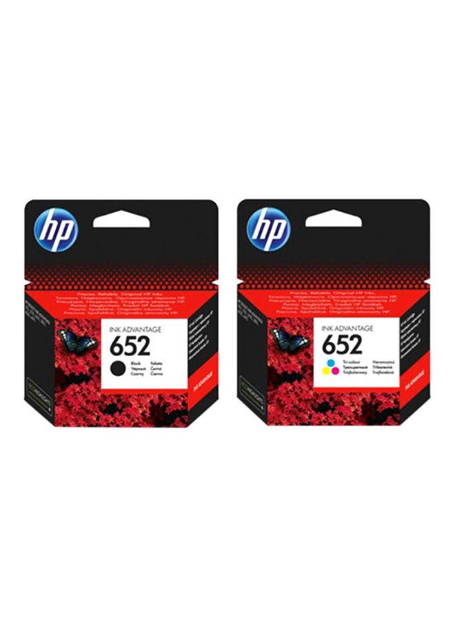 Pack of 2 HP 652 Original Ink Cartridge…