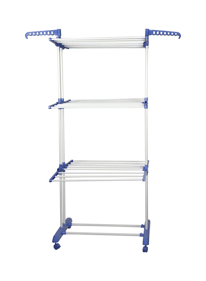 Compare 4 Layer Cloth Rack WhiteBlue 126x170x64cm at KSA Price