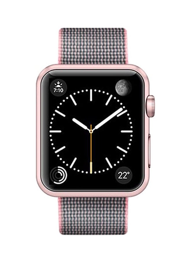 Compare Apple Watch Band Nylon Fabric All Series 3840mm Pink at KSA Price