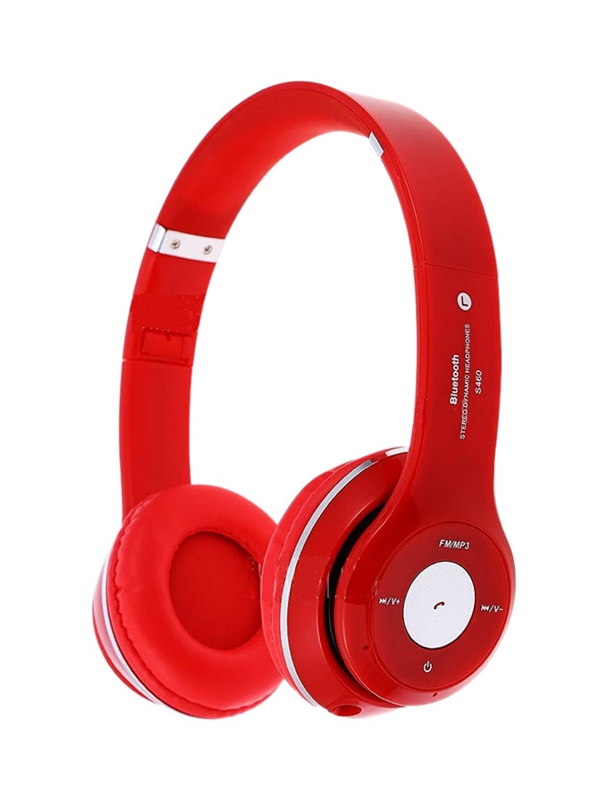 Compare Folding Sports Stereo Bluetooth Wireless OnEar Headphone Red at KSA Price