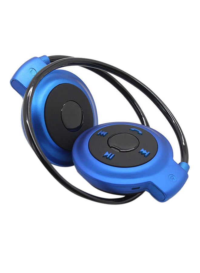 Sports Bluetooth Wireless On-Ear Headphone Blue