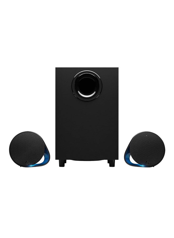 Compare G560 PC Gaming Speaker System with 7.1 DTS:X Ultra Surround Sound, Game based LIGHTSYNC RGB, Two Speakers and Subwoofer, Immersive Gaming Experience  at KSA Price