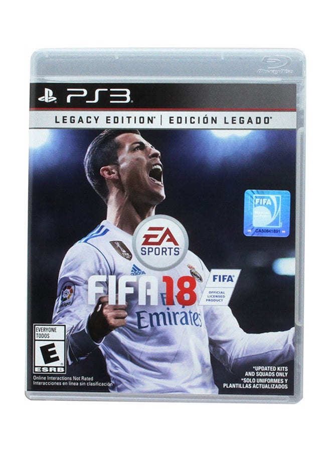 FIFA 18 (Intl Version) - sports - playstation_3_ps3