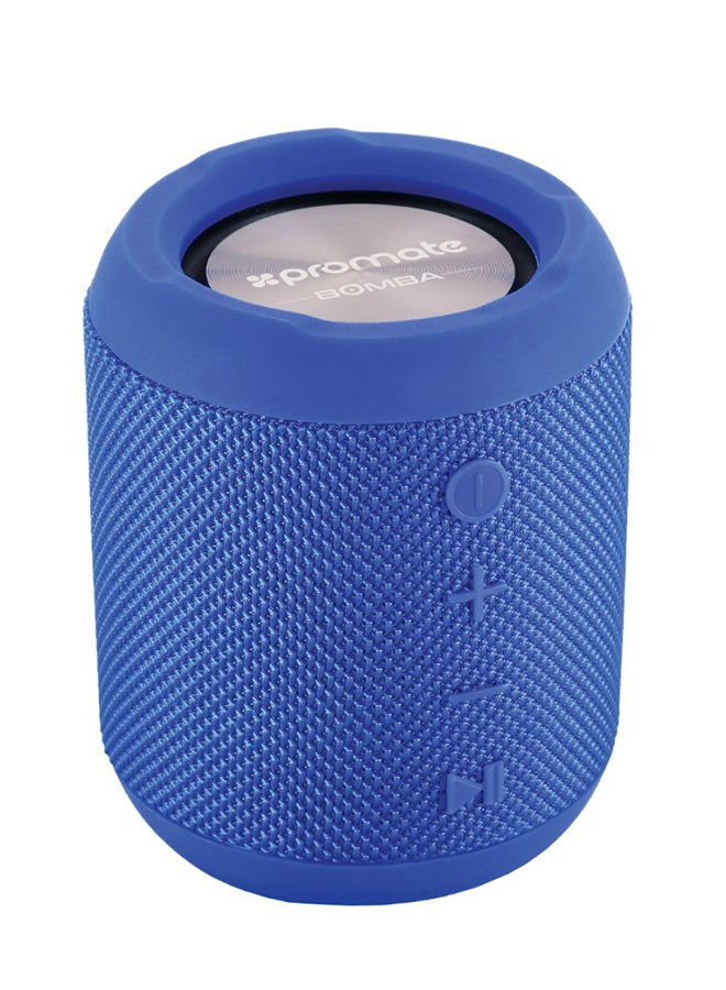 Compare Bluetooth Speaker, Portable True Wireless Stereo Speaker with 7W HD Sound, BuiltIn Mic, Micro SD Card Slot, InLine AUX and IPX6 Water Resistant for Indoor, Outdoor, Smartphones, iPod, Bomba Blue at KSA Price