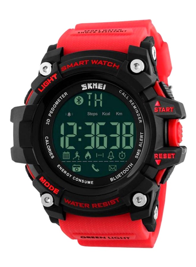 Compare Pedometer Digital Smartwatch RedBlack at KSA Price
