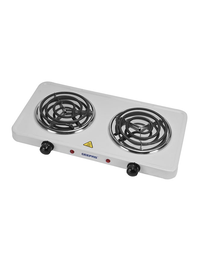 Compare Electric Double Hot Plate 2000W 2000.0 W GHP7576 SilverBlack at KSA Price