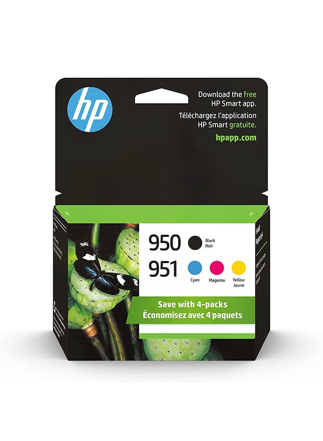 Compare 4Pack Toner Ink Cartridge Set 950XL951XL Multicolour at KSA Price