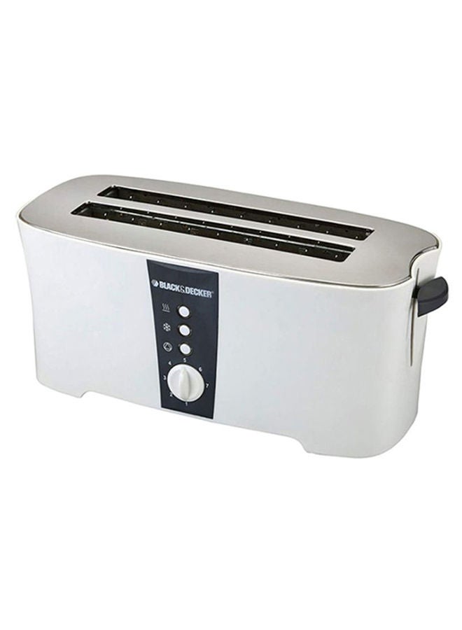 Compare 4Slice Electric Toaster 1350 W ET124 WhiteBlackSilver at KSA Price