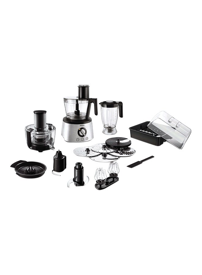 Compare 7000 Series Food Processor, PowerChop technology ,Blender, Centrifugal Juicer + Citrus Press, Metal Kneading Hook 3.4 L HR7778  00 SilverBlackClear at KSA Price