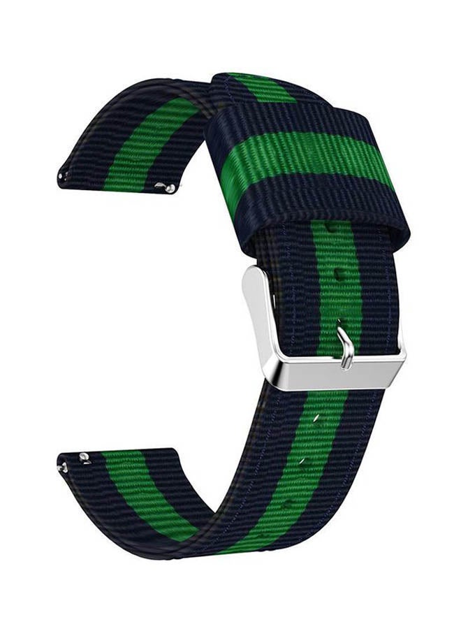 Compare Replacement Watch Band For Samsung Gear FrontierClassic BlueGreen at KSA Price