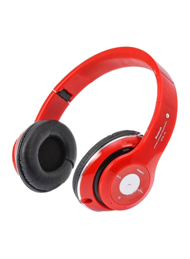 Compare Bluetooth OnEar Headphones With Mic RedBlack at KSA Price