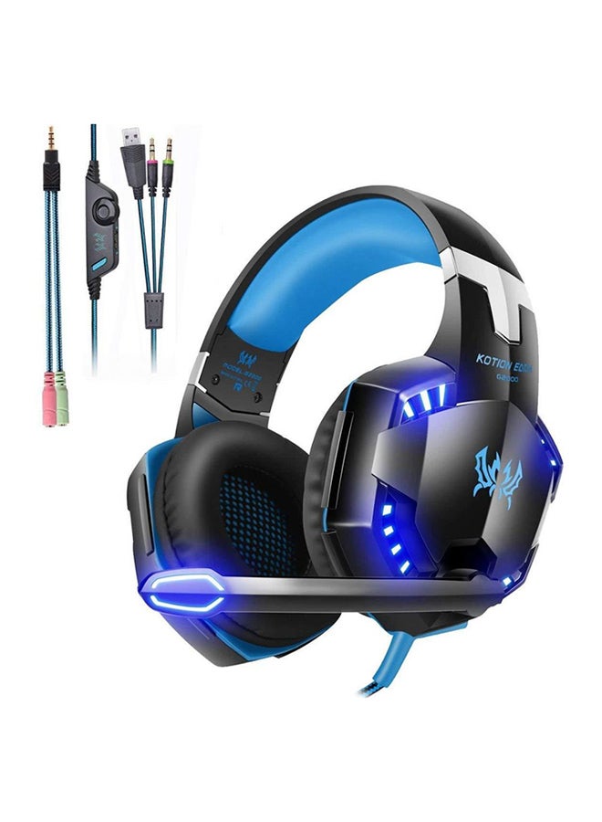 G2000 Wired Over-Ear Gaming Headphones With Mic…
