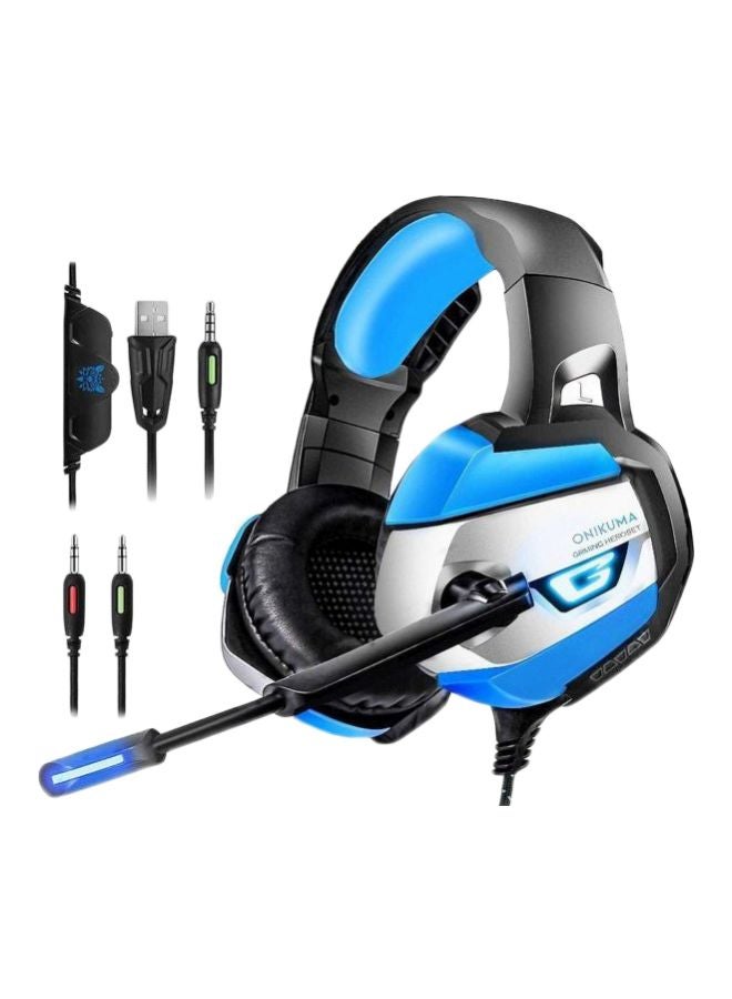 K5-N Over-Ear Gaming Wired Headset With Mic For…