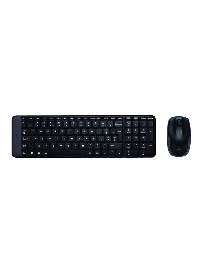 Compare MK220 Wireless Keyboard  Mouse Set black at KSA Price
