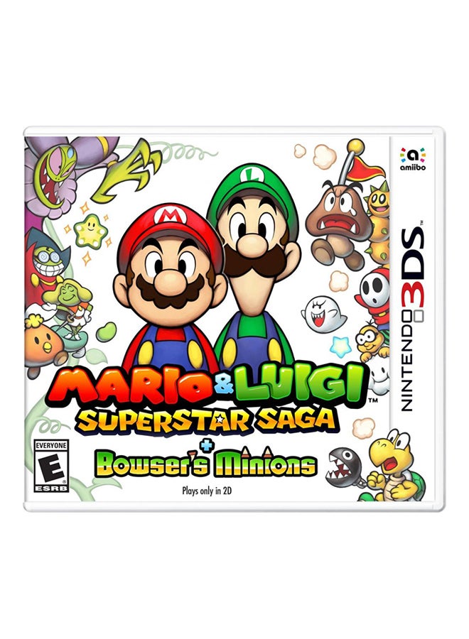 Compare Mario And Luigi : Superstar Saga + Bowsers Minions Intl Version  Adventure  Nintendo 3DS at KSA Price