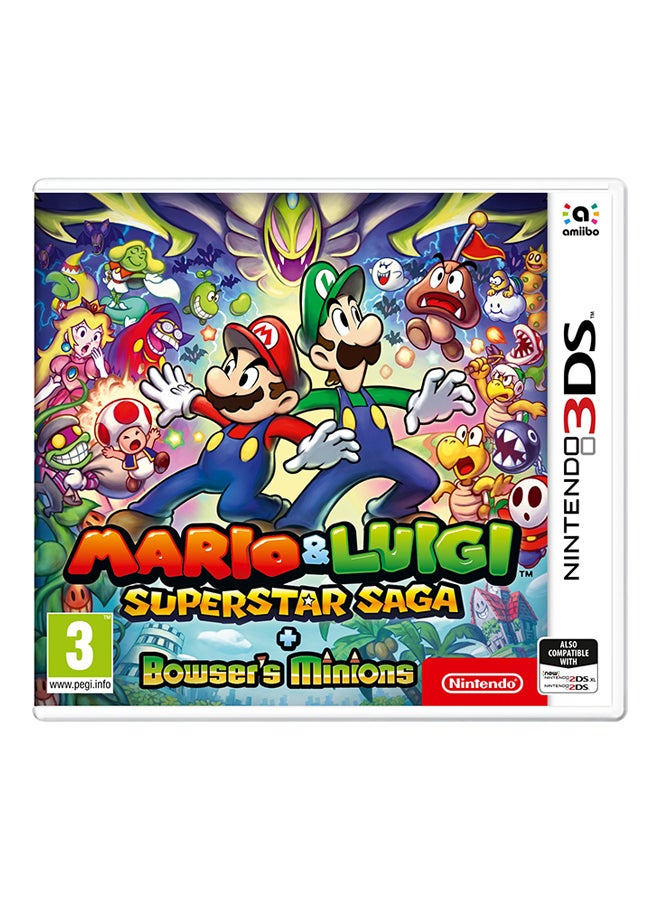 Compare Mario And Luigi: Superstar Saga + Bowsers Minions Intl Version  Adventure  Nintendo 3DS at KSA Price