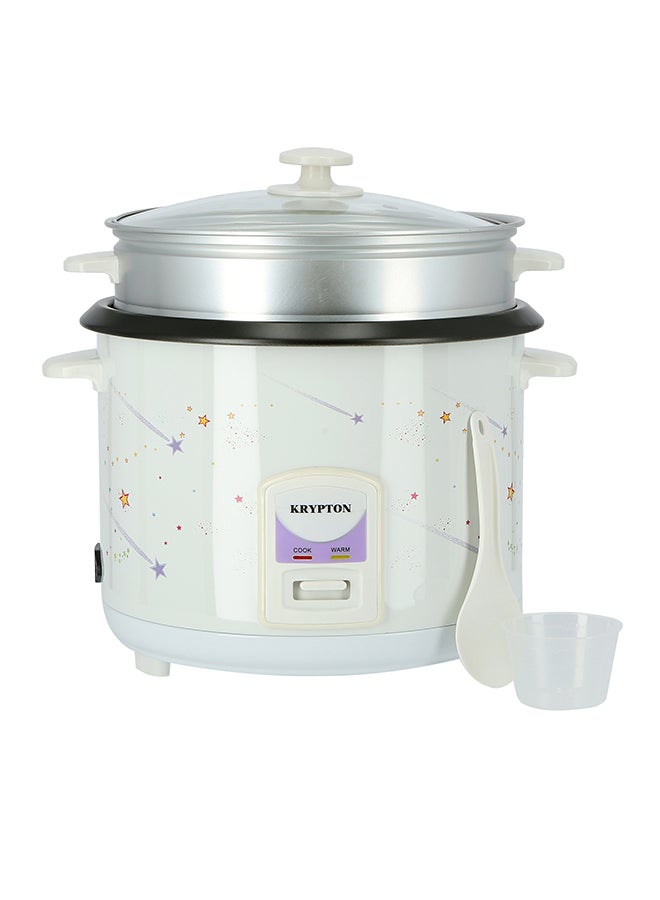 Compare 2.8L Rice Cooker with Steamer, NonStick Pot | Automatic Cooking & Keep Warm | Easy Clean | Vegetable Steaming 2.8 L 1000 W KNRC6106 White at KSA Price