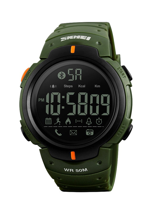 Compare 1301 Bluetooth Digital Smartwatch Green at KSA Price