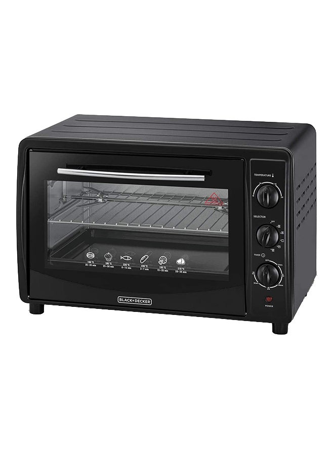 Compare Electric Oven Multifunction With Double Glass And Rotisserie For ToastingBakingBroiling 45 L 1800 W TRO45RDGB5 Black at KSA Price