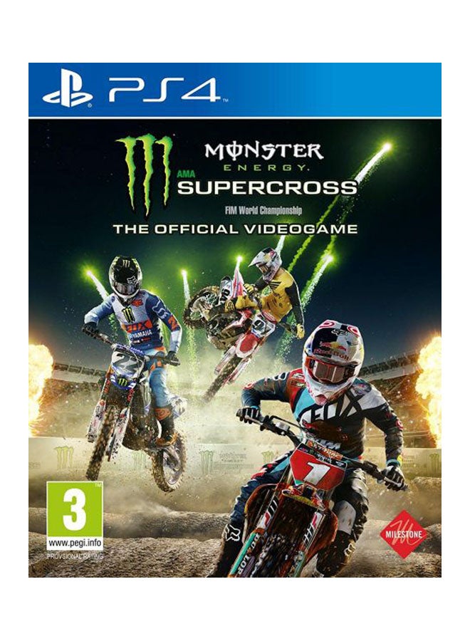 Compare Monster Energy Supercross Intl Version  Racing  PlayStation 4 PS4 at KSA Price
